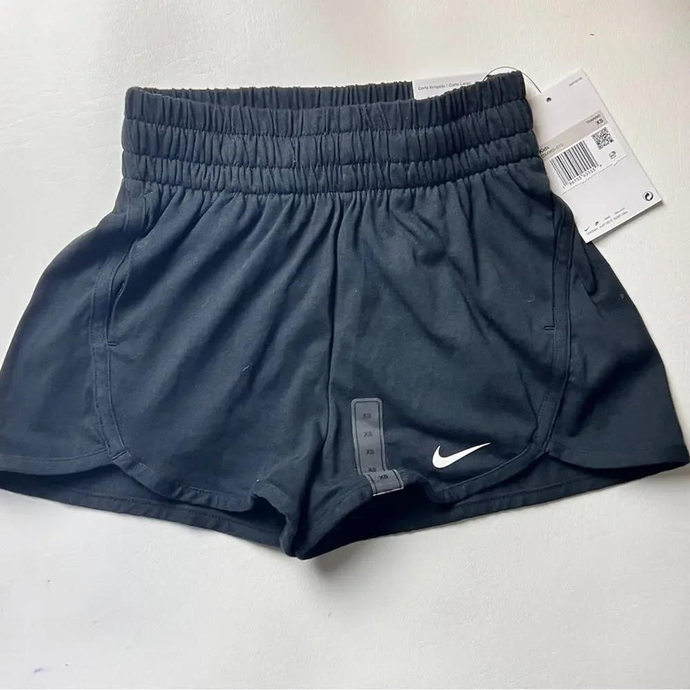 Nike Kids  Dri-Fit Training   logo Swoosh Athletic Sporty Shorts   Sz XS